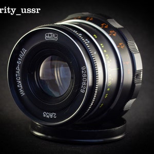 Lens INDUSTAR - 61 l/d rangefinder f/2.8  55 mm lens Leica mount m39 Zorki FED RF