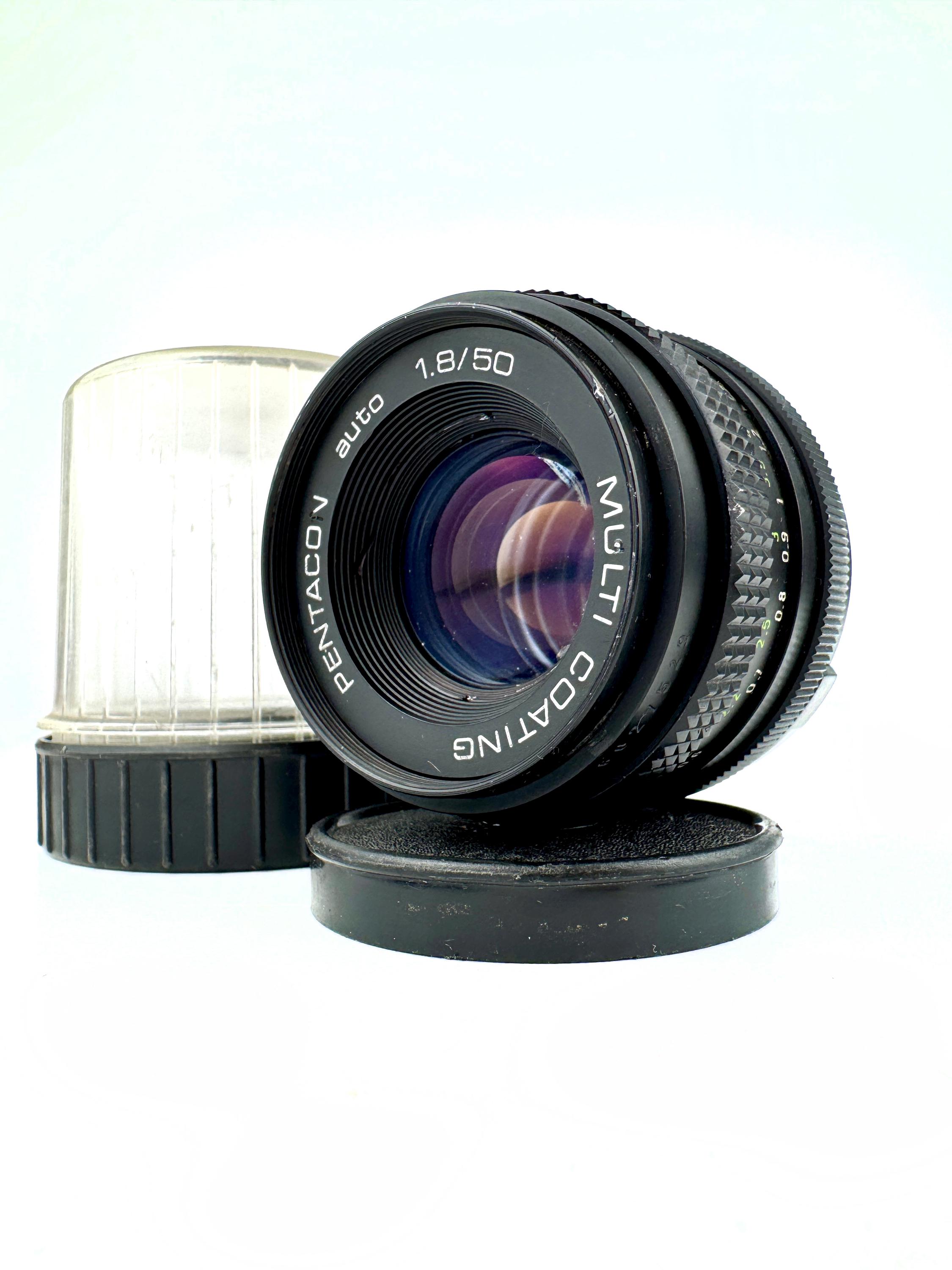 ビンテージ Pentacon Auto MC 50mm f/1.8 高速レンズ M42 DDR Zenit