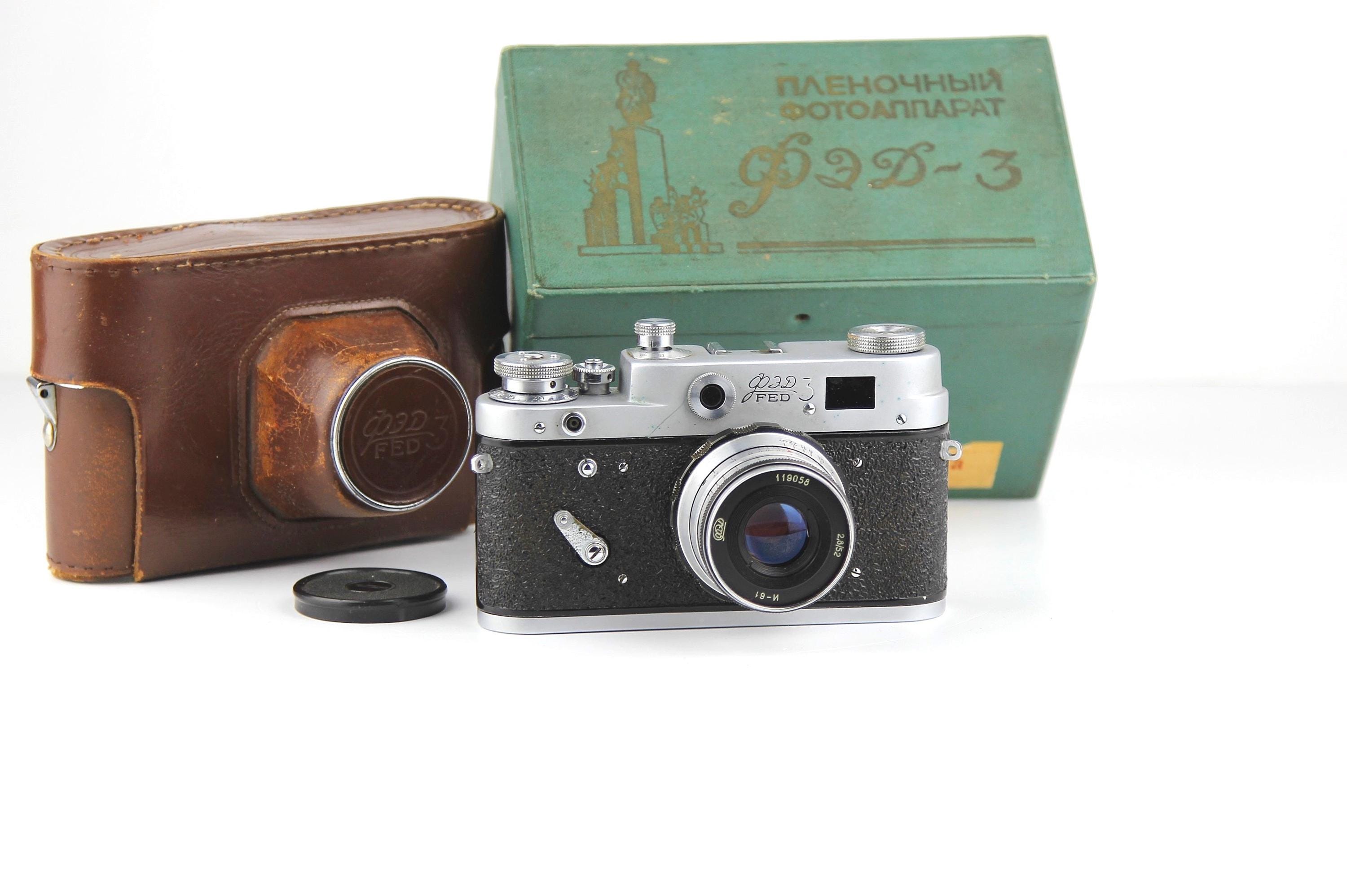 FED-3、induster-61 ソビエト ヴィンテージ カメラ FED - 3 レンズ INDUSTAR - 61 f 2,8/53