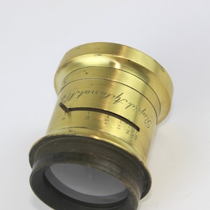 Brass Lens SUTER Aplanat B n°8 / 700mm /20 x 25 pouces (50 x 63 cm