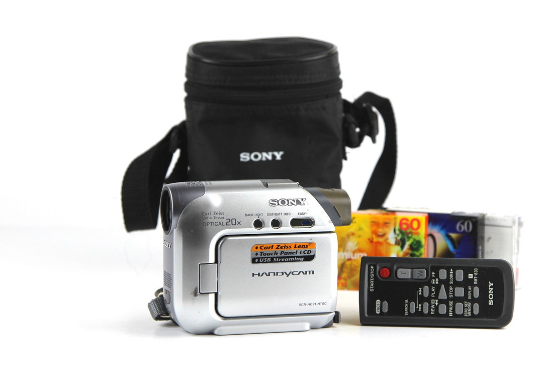 Film Cinema Video Camera SONY DCR-HC 21 Lens Carl Zeiss