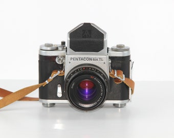 Camera PENTACON Six TL Lens Carl Zeiss Jena Biometar Medium