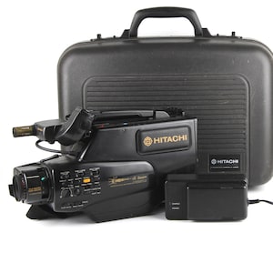 Film Cinema Filming  apparatus Video Camera HITACHI Vm - 2380E  Lens X6 TV Zoom 1 : 1.4 MACRO 9 - 54mm   Made in Japan