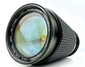 Vintage HANIMEX MC Auto Zoom 80-200mm f/4.5 Macro Lens Pentax