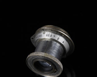 #589★稀少品★LEITZ Elmar 1:3.5 f=50mm RARE Lens LEITZ ELMAR (1 : 3,5 F = 50 Mm) Mount M39 Early Edition