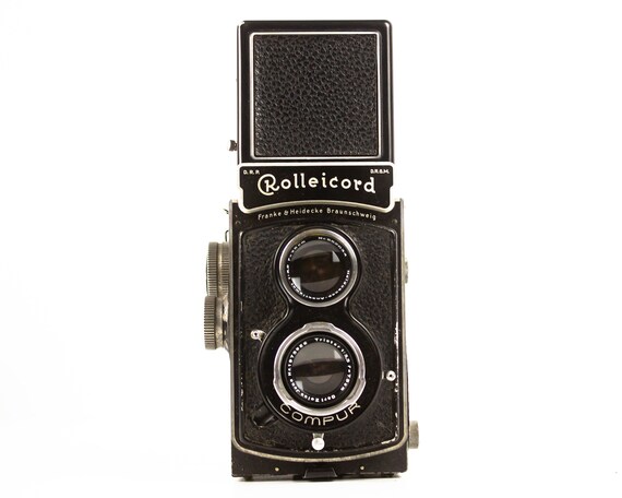 Vintage Camera ROLLEICORD Lens Carl Zeiss Jena TRIOTAR 3,5/7