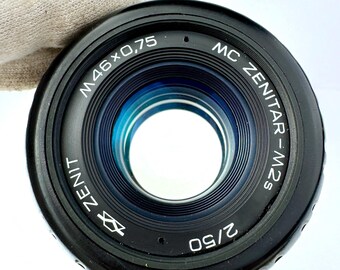 Vintage MC Zenitar-m2s 50mm F2 M42 Zenit Soviet Lens USSR - Etsy