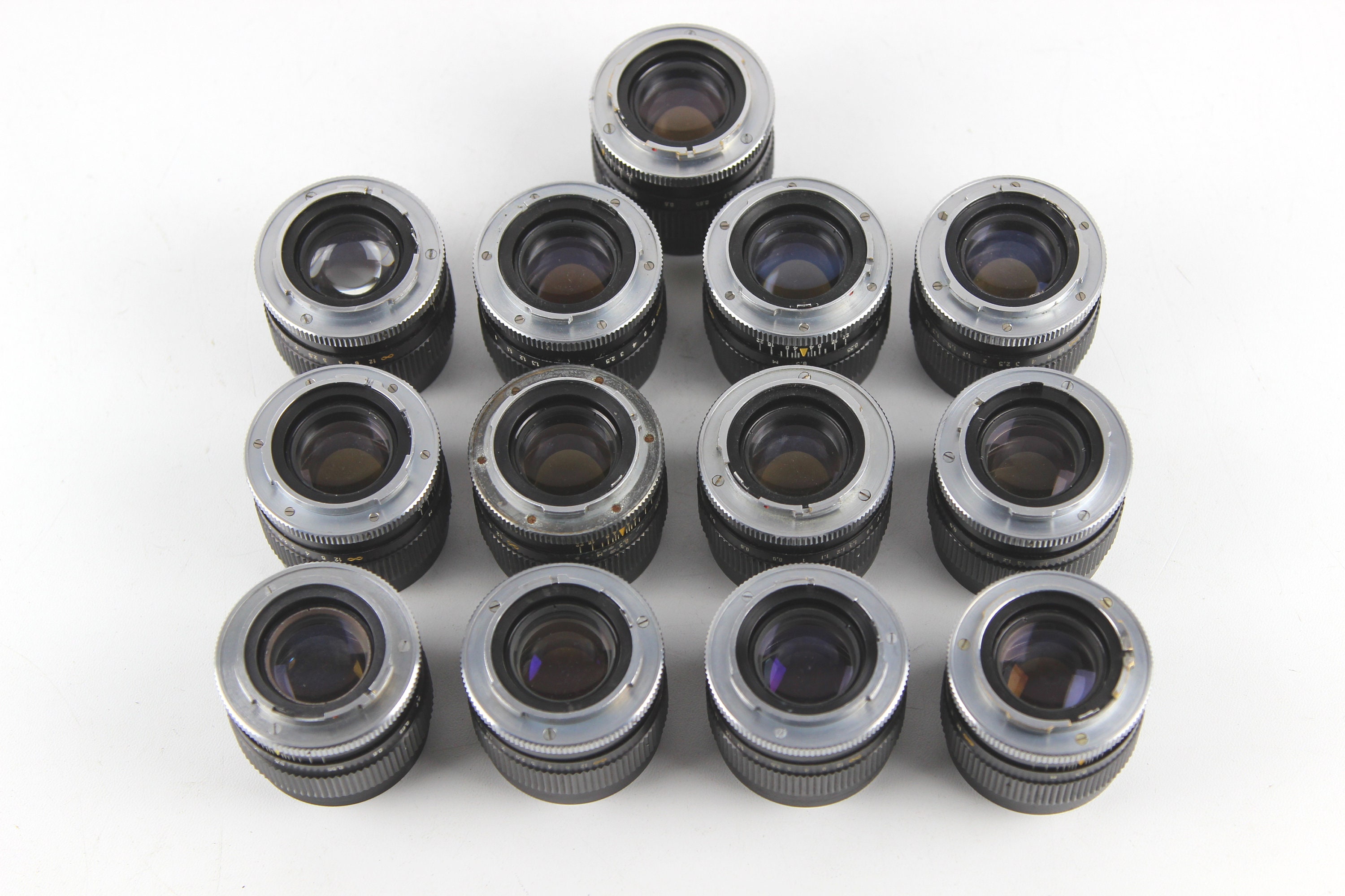 Objectif Helios-81 Automat 50mm F/2 Vintage URSS – Pour Monture Kiev 10/11/15