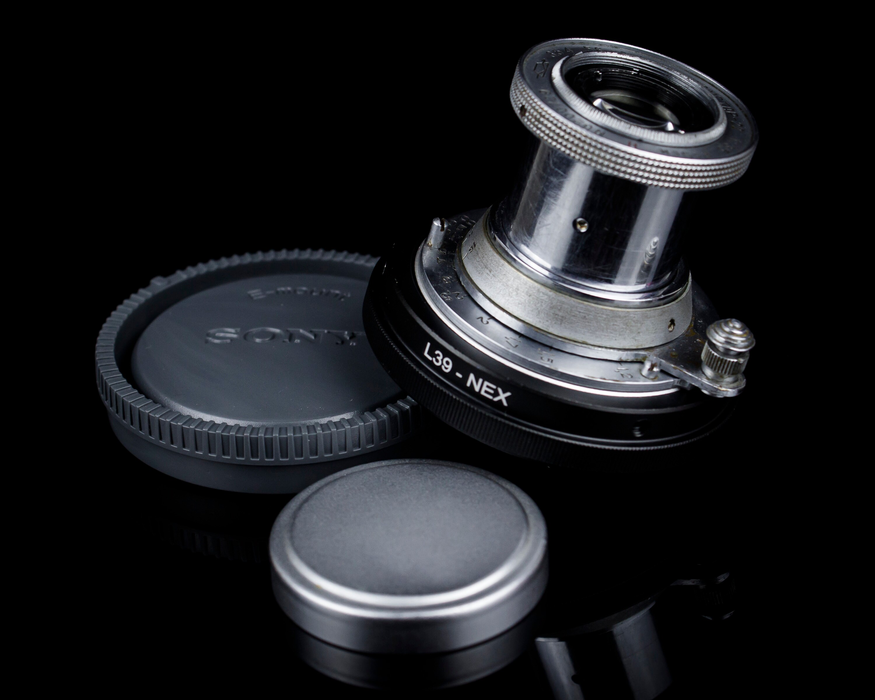 50 mm f/3.5 INDUSTAR - 22 ソビエトレンズ レッド P コピー ライカ