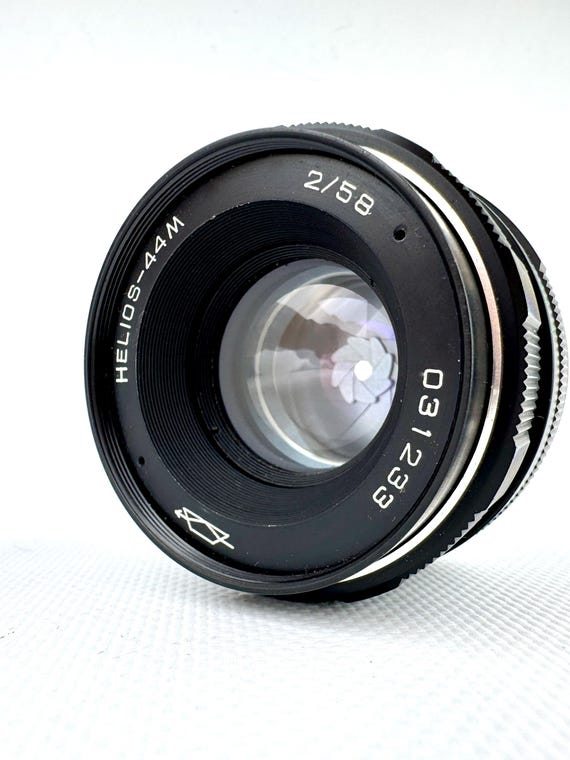Rare Helios-44m Soviet KMZ Lens 58mm F/2 Copy Biotar Mount M42