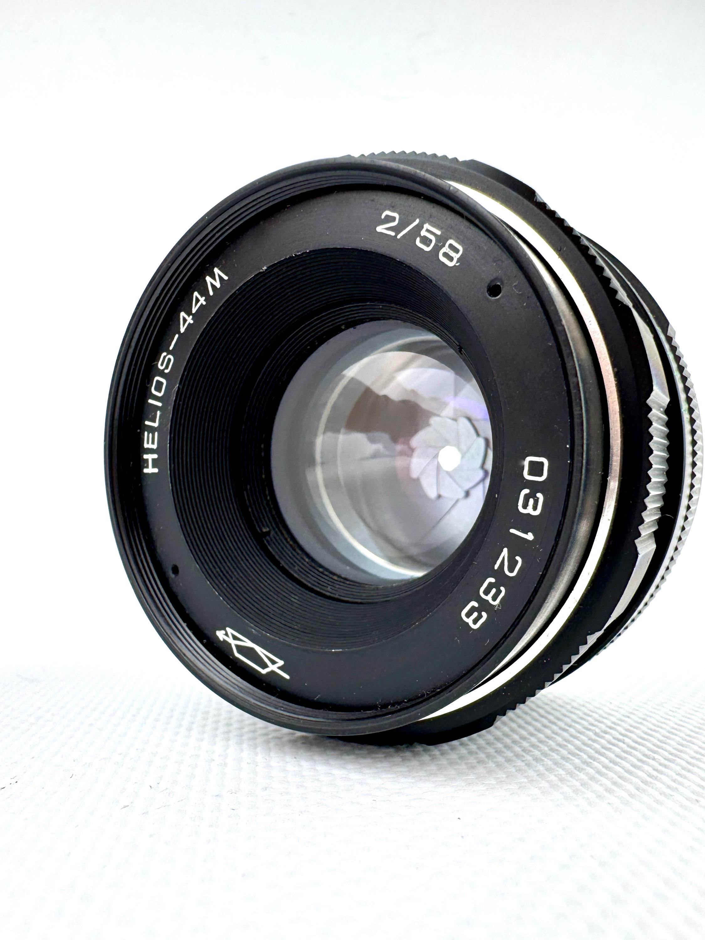 Rare Helios-44m Soviet KMZ Lens 58mm F/2 Copy Biotar Mount M42