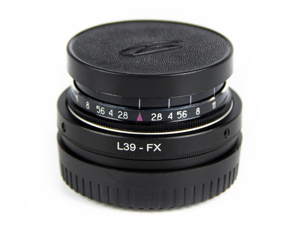 INDUSTAR-69 ソ連製広角レンズ 28mm f/2.8 M39マウント Fujifilm FX