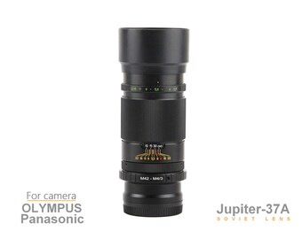 Objetivo JUPITER - 37A Teleobjetivo 135 mm f/3,5 Montura Micro M4/3 Para cámara OLYMPUS Panasonic M