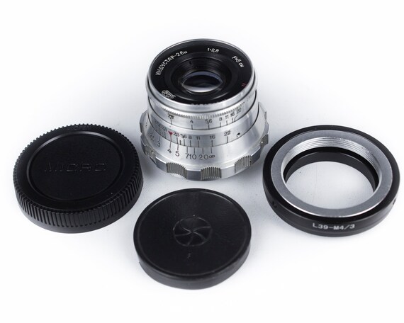Buy Lens 50mm F/2,8 INDUSTAR 26M Soviet Lens Leica Mount M39- M4/3