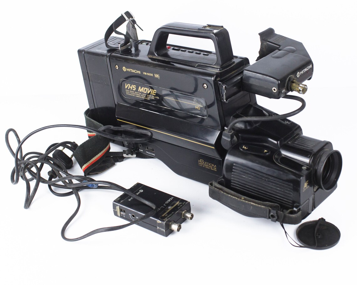 Film Cinema Video Camera Recorder TV HITACHI VM 600E Full Set Etsy Canada