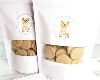 Natural Peanut Butter Cookie Dog Treats | Homemade Pet Treats