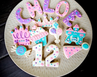 Personalized Royalty Dog Cookies - Queen, King, Prince Dog Treats