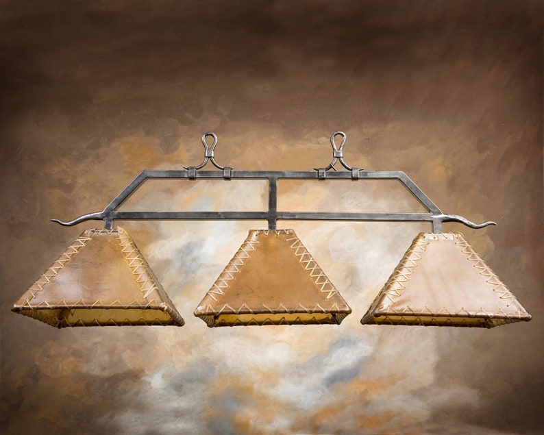 Rustic Pool Table Light Etsy