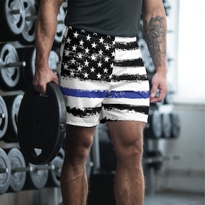 Men's Thin Blue Line Swim Trunks Men's 