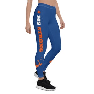 SM Sclerosi multipla forte Forte consapevolezza Leggings MS Leggings forti