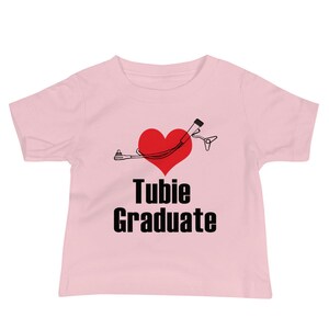 Feeding Tube Graduate Baby Shirt 6M-24M Feeding Tube Awareness Shirt Feeding Tube Baby Jersey Short Sleeve Tee