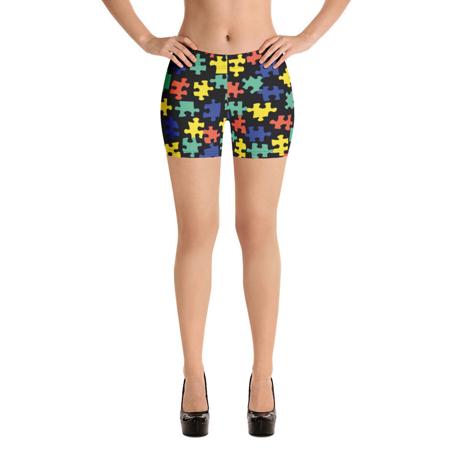 Autism Acceptance Shorts Leggings Autism Awareness Leggings Autism Mom