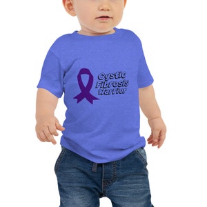 Cystic Fibrosis Warrior Baby Shirt Cystic Fibrosis Baby Jersey Short Sleeve Tee CF Mom CF Toddler Shirt Cystic Fibrosis Baby T Shirt
