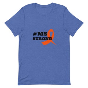 Camicia Sclerosi Multipla, Camicia #MS Forte T-Shirt Unisex A maniche corte Awareness Shirt, MS Awareness Tee, Cure Shirt, Sclerosi Multipla