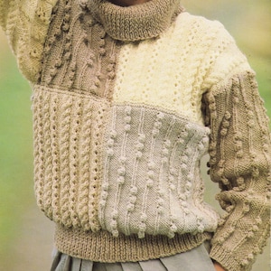 Womens Aran Sweater Ladies Cable Sweater Knitting Pattern Pdf Instant Download