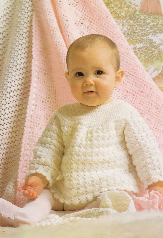 Baby girl knitted blanket hotsell