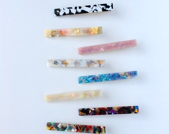 Hair cellulose Clips | Acetate hair clips | Hair Barrettes | water drop resin Clips | Acrylic clips| Hair accessories for women