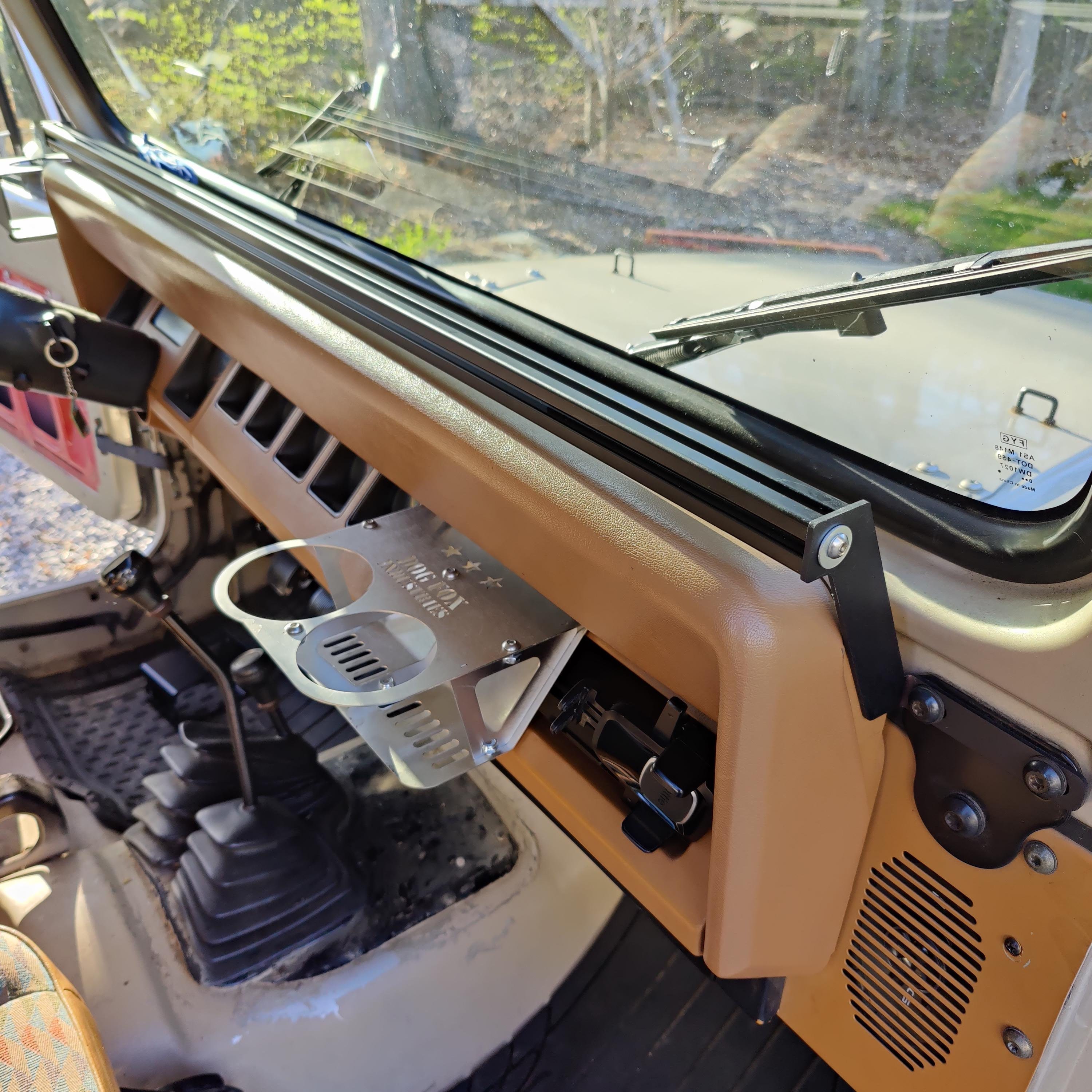 Dash Accessory Mount for Jeep Wrangler YJ BLACK Cell Phone Etsy