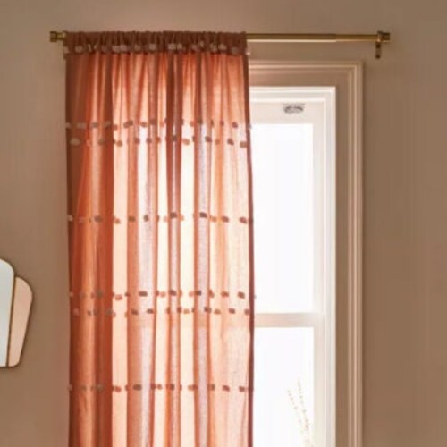 Tufted Curtain for Living Room Bedroom Curtain Door Curtain Etsy