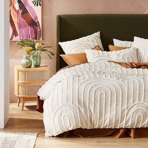 Ivory Bedding Set Twin Queen King Duvet 