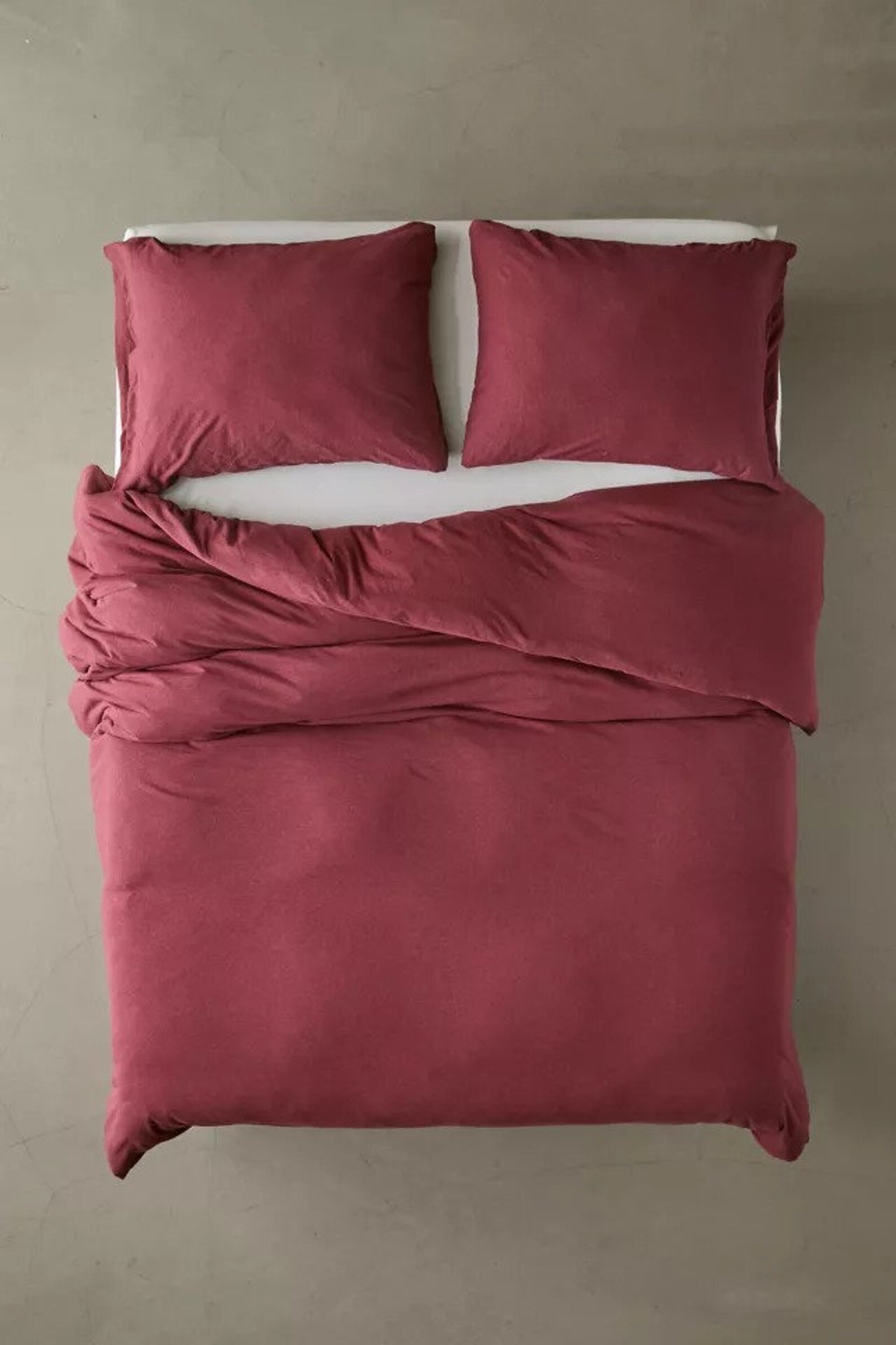 Jersey Tshirt Bedding Set Washed Cotton Duvet Cover Boho Etsy