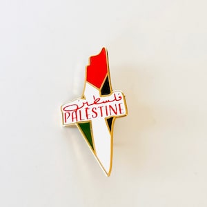 Pin de solapa de Palestina, Pin de bandera palestina, insignia coleccionable, broche palestino, regalo palestino libre