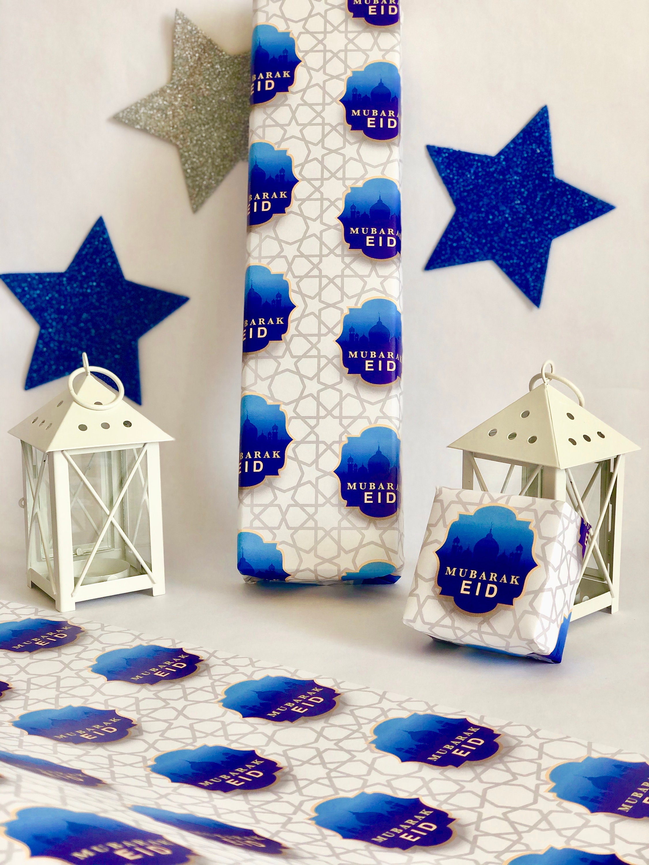Eid Wrapping Paper Eid Gift Wrapping Eid Gift Wraps Etsy
