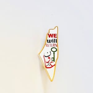 Pin de solapa de Palestina, Pin palestino, insignia de Pin coleccionable, broche palestino, decoración palestina, arte, mapa de Palestina