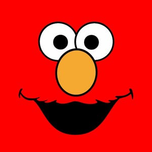 Street Character - Puppet Show Face SVG - Puppet Show Character Face SVG - Red Puppet - Red Monster