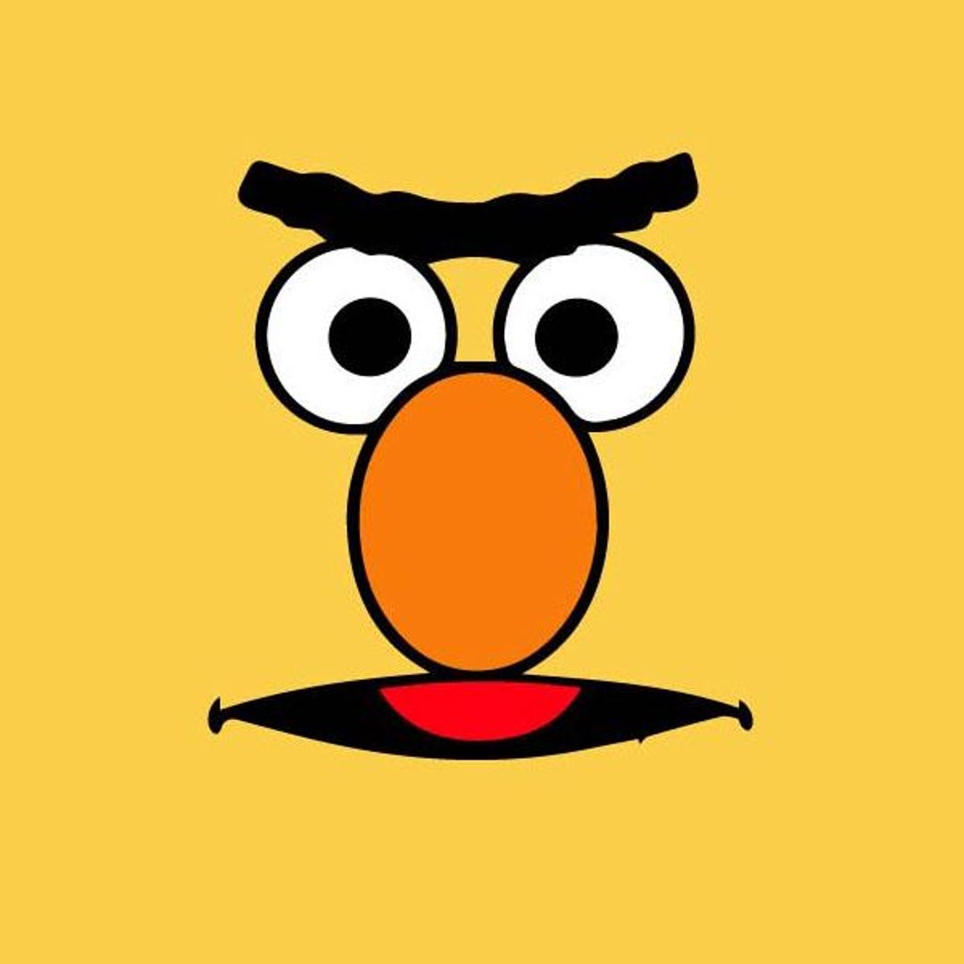 Puppet Show Character Face SVG Puppet Show Odd Couple Yellow Puppet