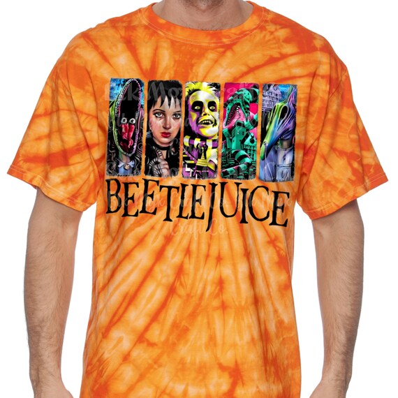 tie dye beetlejuice shirt