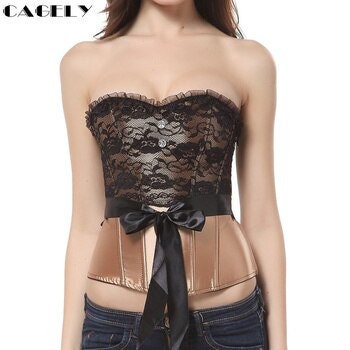 Crop Corset MAGGIE Customizable Top Basic/lace Overlay, Many