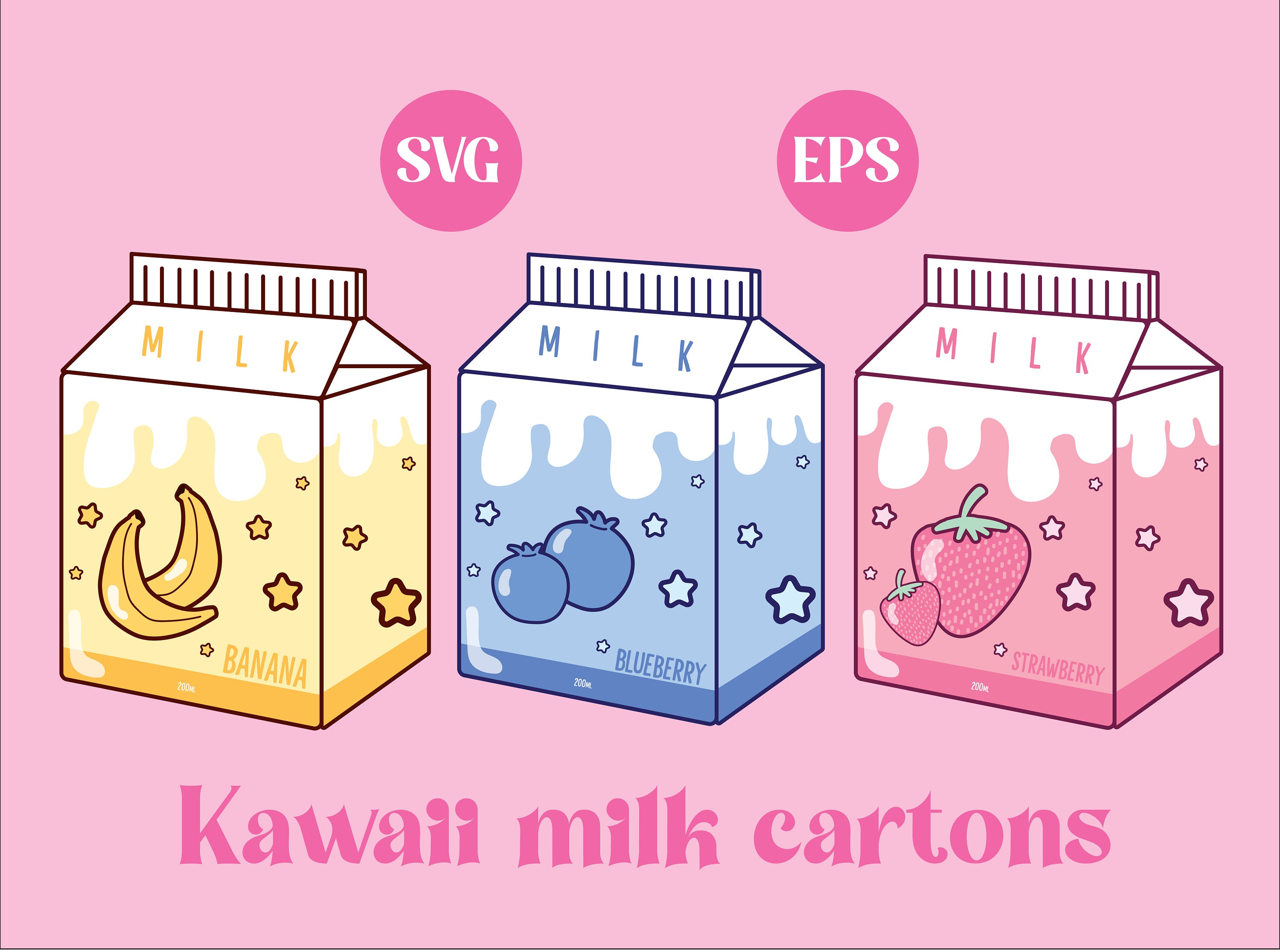 Manga Anime Strawberry Japanese milk carton box  Japanese Milk Carton   Sticker  TeePublic