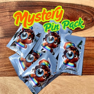 Mystery Enamel Pin Grab Bag | Disney Inspired Pin Blind Bag | Surprise Pin Pack | Cute Collectible Pins | Random Pin Bundle