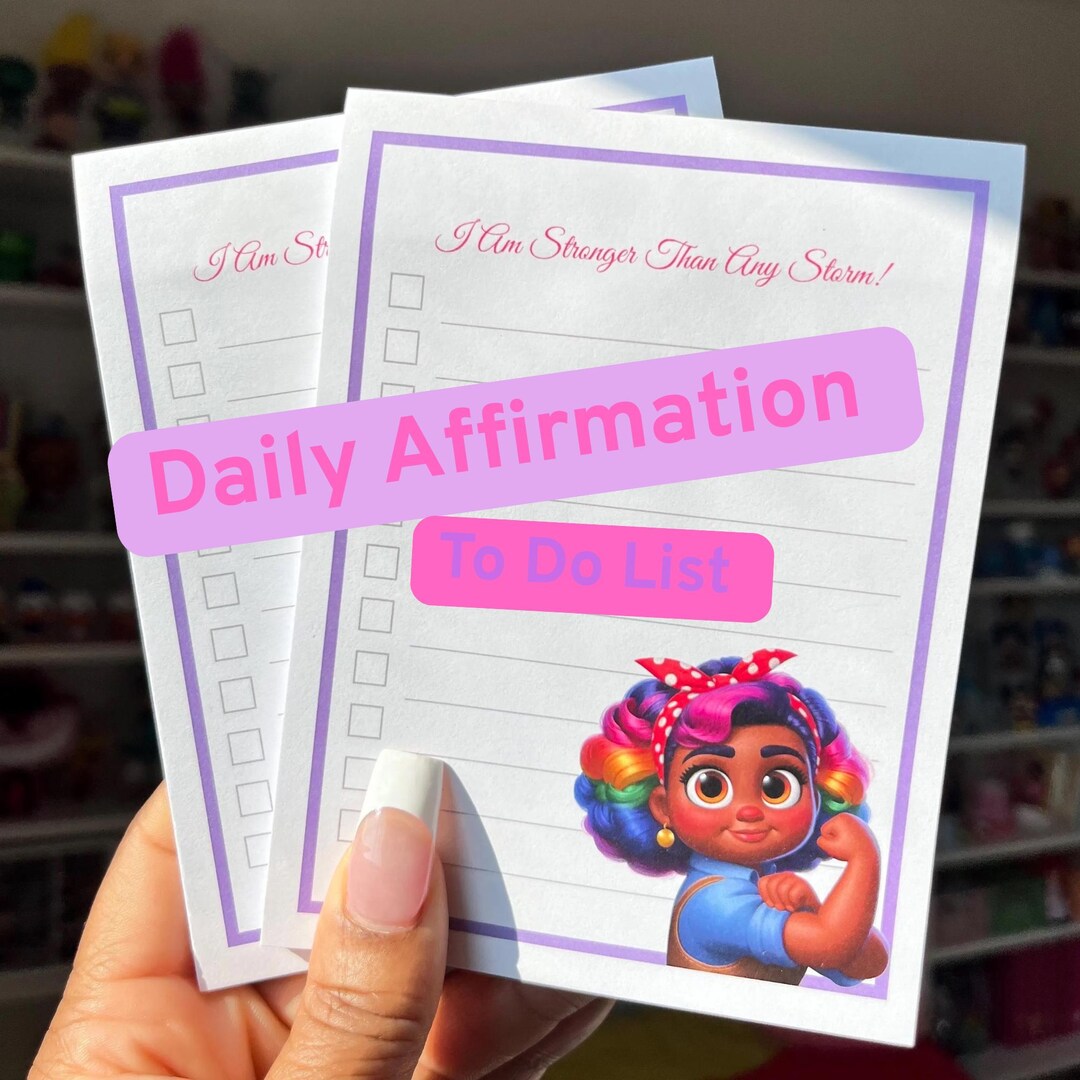Motivational Sticky Notepad – “stronger Than Any Storm” Daily ...