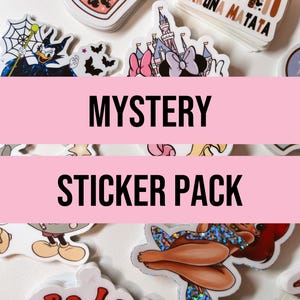 Disney Sticker Mystery Packs: Surprise Character Sticker Bundle for Collectors & Fans