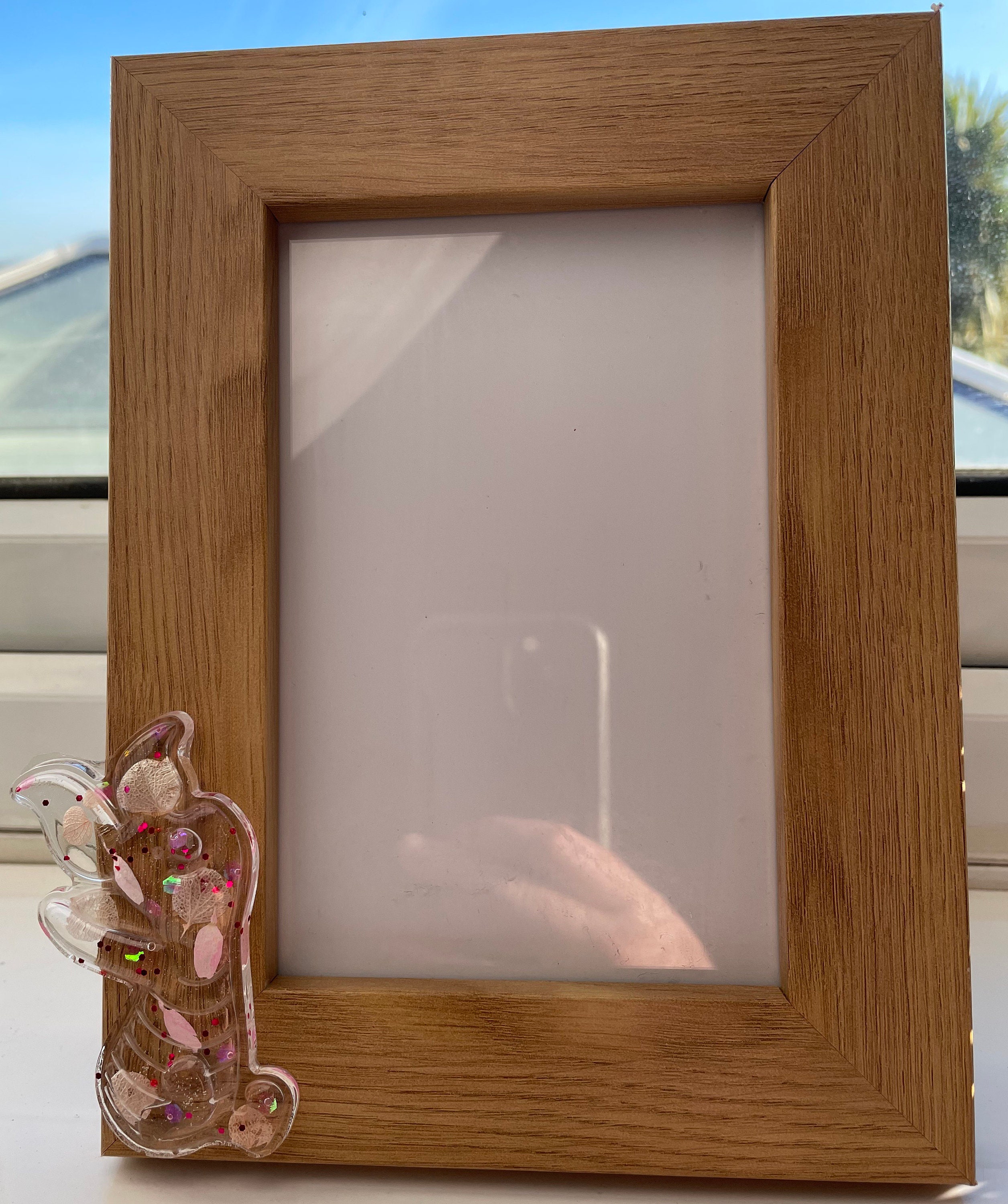 Handmade resin photo frame Etsy