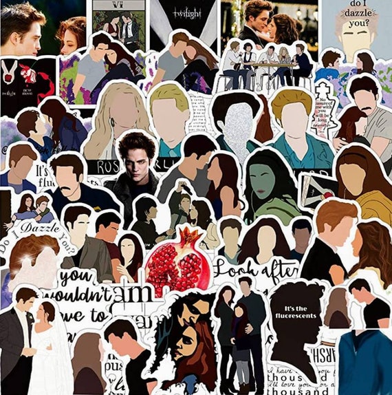 TWILIGHT STICKERS - Set Of 5 Stickers - Random Selection - VAMPIRE Stickers - Vinyl Stickers