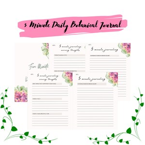 Digital Journal, 5 Minute Daily Journal, Goodnotes Journal, IPad Journal, Notability Journal, Printable Journal