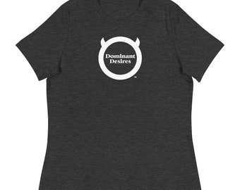 Dominant Desires Original Logo - Women's Cotton T-Shirt